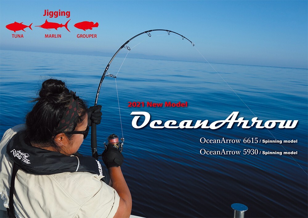 Ripple Fisher Ocean Arrow 6615 Jigging for Monster Spinning Model
