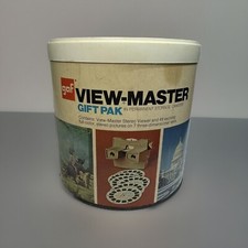 View Master Gift Pak Canister 7 Reels In Storage Case No View Master Included