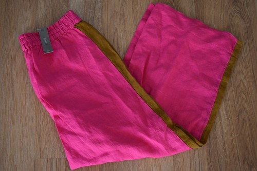 J. Crew Womens Size Medium Pink and tan NWT walking, vacation, weekend New - Picture 4 of 7