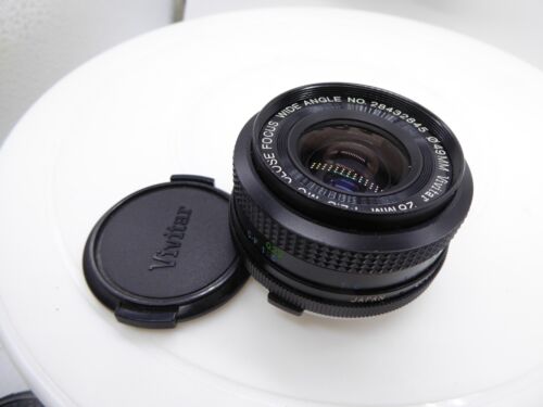 Vivitar 28mm F2.8 MC Close Focus Manual Focus Lens Olympus OM Fit + cap om10 - Picture 14 of 15