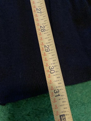 Vintage Nicole Summers Black Wool Blend Midi Skirt Sz Petite Large - Picture 2 of 5
