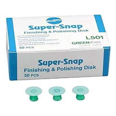 Shofu L501 Super Snap Finishing Polishing Disks Coarse Black Safe Side Down 50Pk