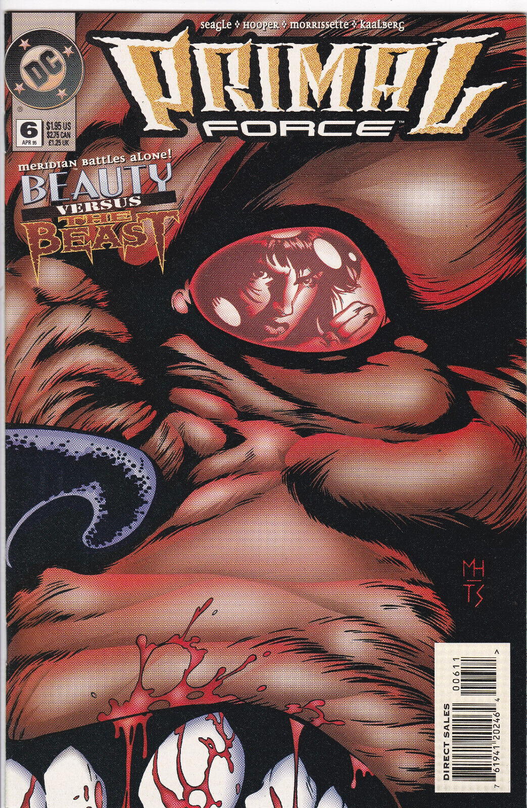 Primal Force #6 (1994-1995) DC Comics, High Grade