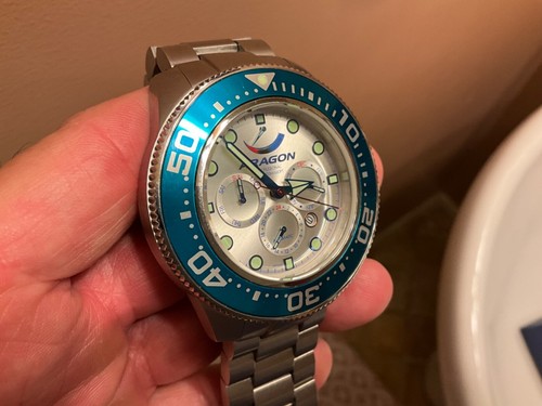 ARAGON 26 JEWEL MIYOTA 9100 WIELOFUNKCYJNA AUTOMATYCZNA REZERWA CHODU 50MM NUREK - Zdjęcie 2 z 10