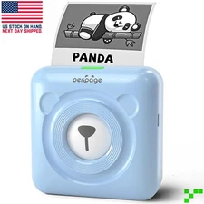 PeriPage Mini Portable Paper Photo Pocket Thermal Printer - Blue (IL/RT6-1826...