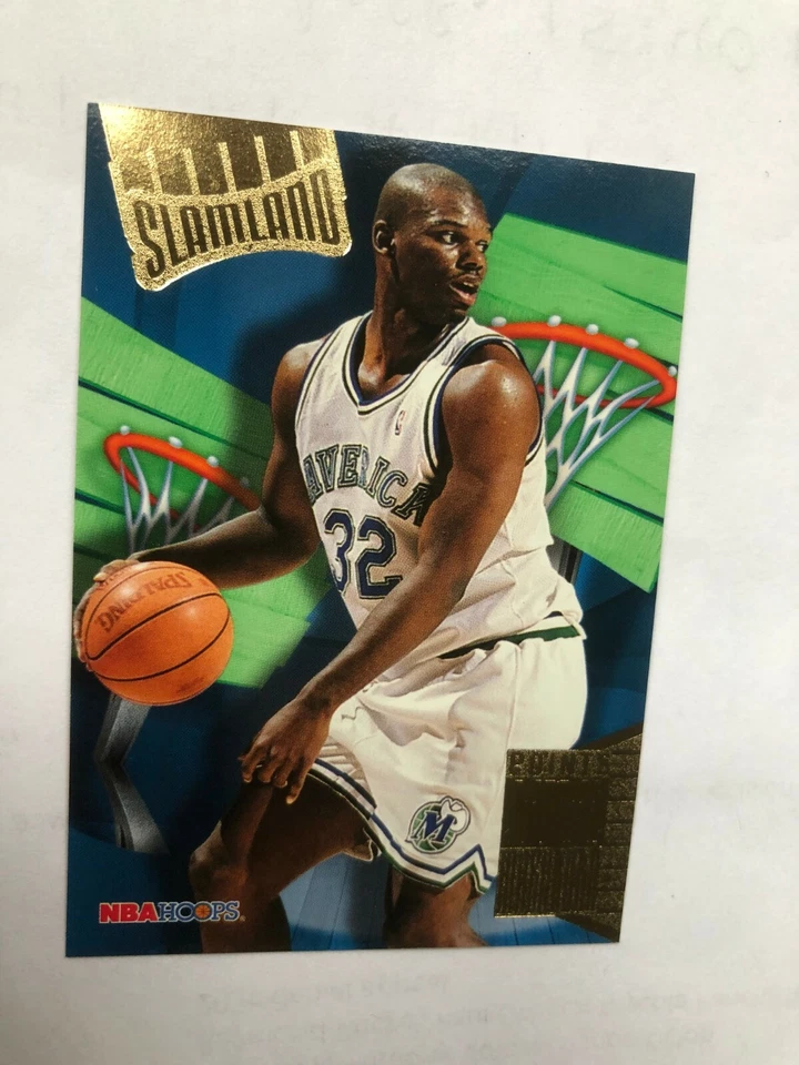 Tarjeta SkyBox 1996 Jamal Mashburn # SL11 hecha en EE. UU. Foto 2 de 4