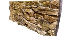 3D AQUARIUM BACKGROUND  FOR 4x2 FOOT FISH TANK DECORATION ROCK 118x56cm in 2 sec