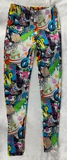 Forever 21 Comics Pop Art Multicolor Pattern Leggings Size S