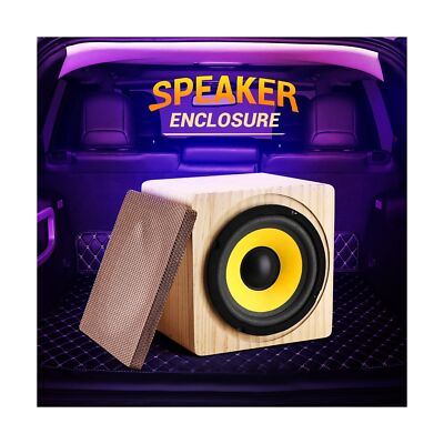 Inch Speaker Enclosure Facmogu 8in Ported Speaker Box Solid
