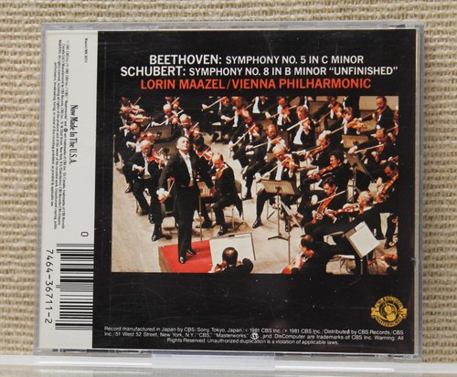 CD - Beethoven & Schubert - 1981 - USA - B4 - Picture 5 of 5