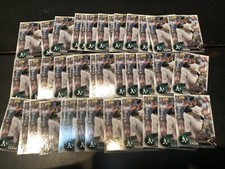 Lot of 40 2016 Bowman Draft Logan Shore Cards Oakland A’s Athletics Gators