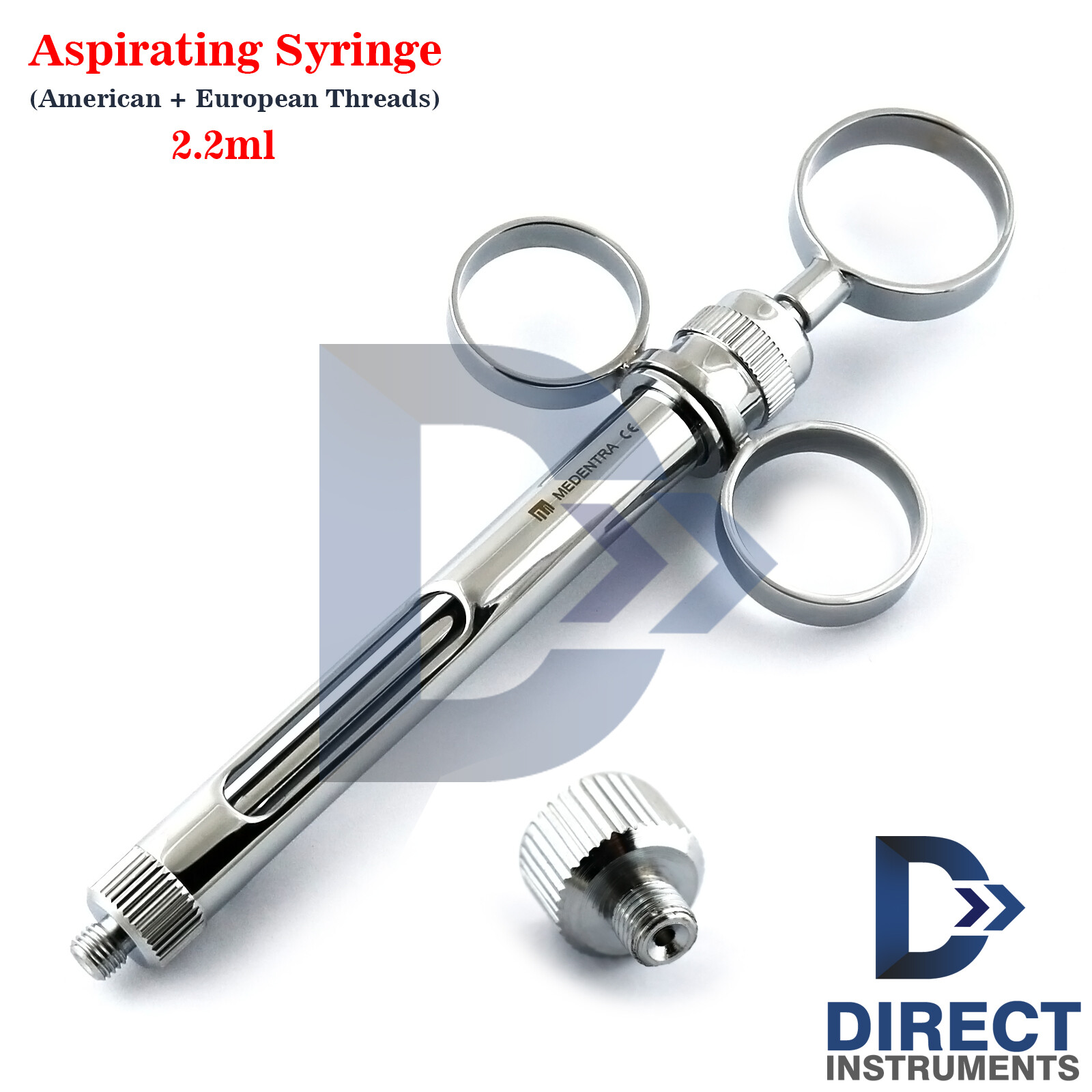 MEDENTRA Dental Syringes Anesthetic Self Aspirating Auto Passive Gun
