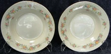 Homer Laughlin Eggshell Georgian Countess Soup Bowls Set of 2 Excellent