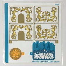 LEGO STICKER SHEET 43184 Raya And Sisu Dragon Raya And The Last Dragon Disney