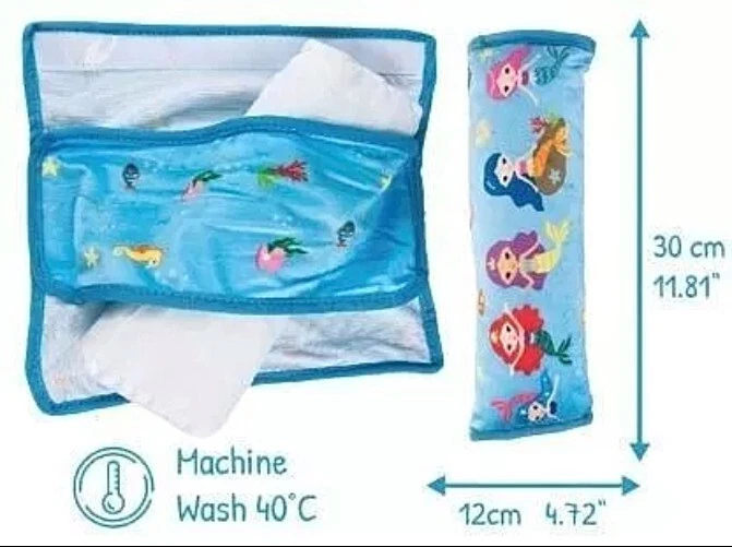 HECKBO Auto Schlafkissen Meerjungfrau für Kinder - maschinenwaschbar Neu - Bild 3 von 4