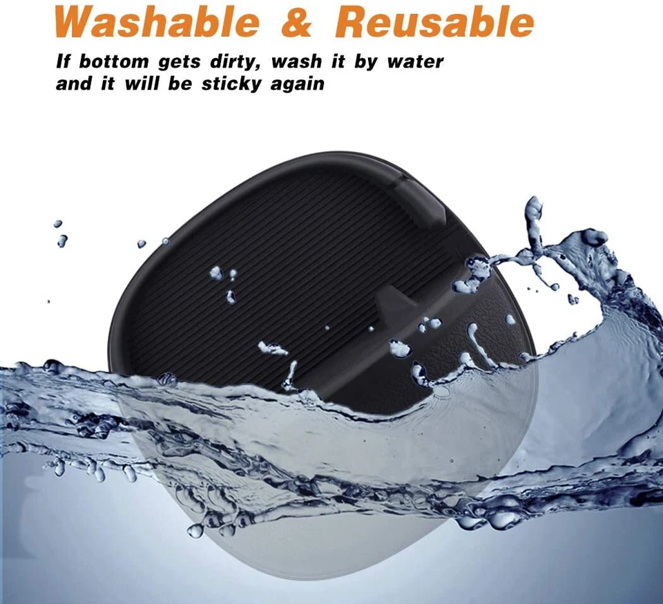 2 PACK Car Phone Holder, Anti-Slip Silicone Dashboard Pad. GPS, iPhone, Android - Image 4 of 4