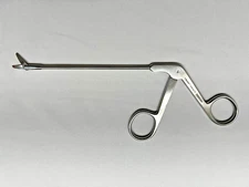 V. Mueller RH550-052 Nasal Scissors, Serrated blades, Curved right, 5-1/8"