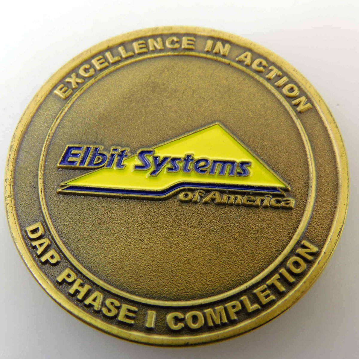 AMERICA ELBIT SYSTEMS DAP PHASE I COMPLETION EXCELLENCE IN ACTION CHALLENGE  COIN