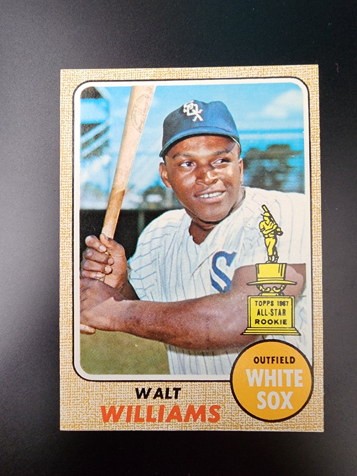 1968 Milton Bradley - Walt Williams All-Star Rookie White Sox #172