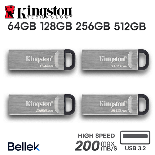 Kingston USB Memory Stick Kyson 64GB 128GB 256GB 512GB Flash Drive 3.2 - 第 1/5 張圖片