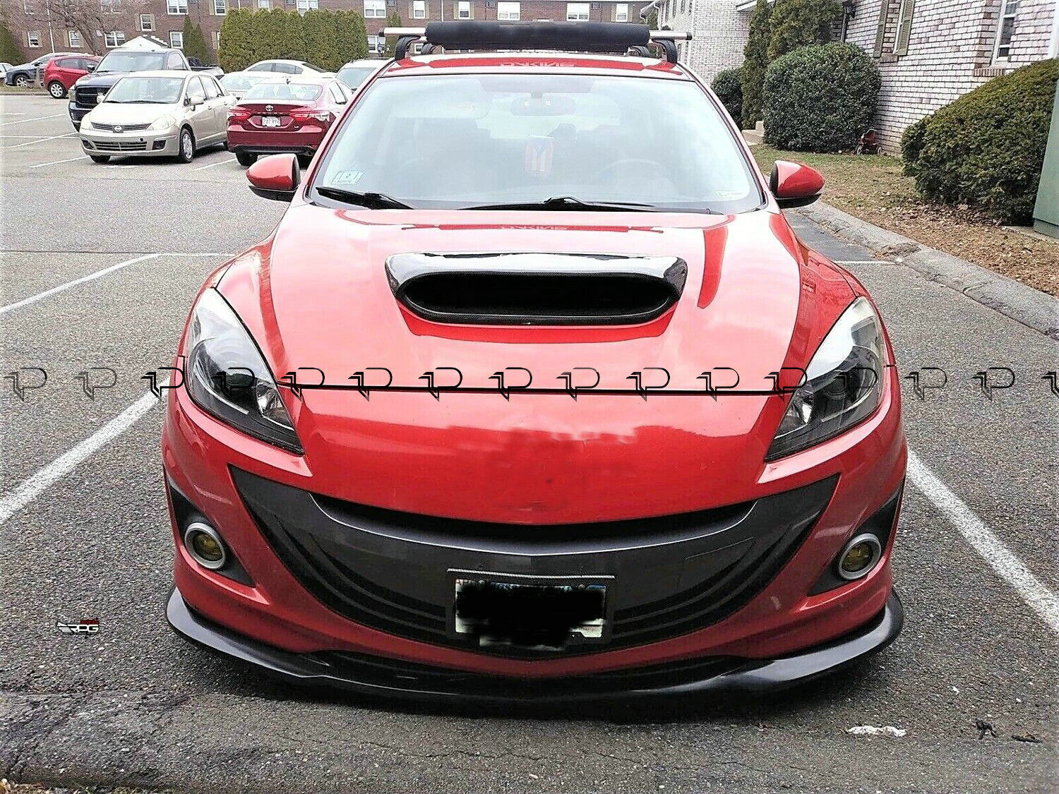 Real Carbon Fiber Hood Vent Scoop For 20102013 Mazdaspeed 3