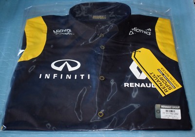 Long Sleeve Shirt RENAULT SPORT FORMULA ONE TEAM REPLICA F1 Size S