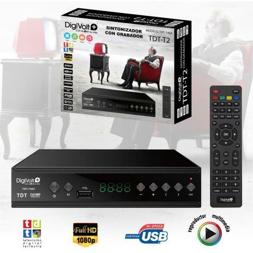 SINTONIZADOR TDT GRABADOR CON HDMI USB MP3 Video | eBay