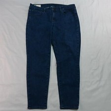 Gap 33 / 16 Universal Jegging Mid Rise Dark Wash Stetch Denim Jeans