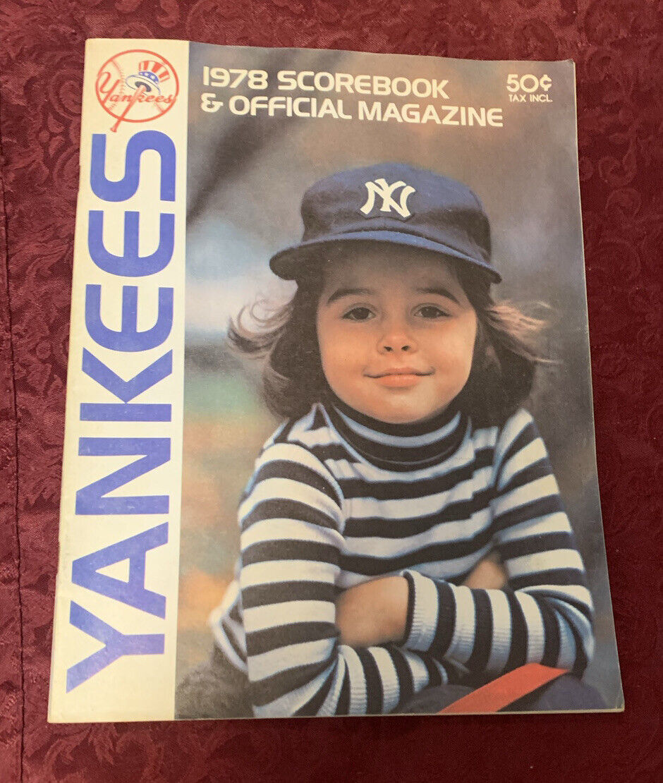 New York Yankees 1978 Scorebook and Official Magazine, ORIGINAL