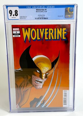 WOLVERINE #1 MIKE ZECK VARIANT 1:50 COVER 11/24 - MARVEL 2024 - CGC GRADED 9.8