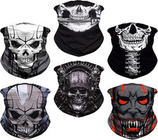 6 Pack Pasamontanas Calavera Balaclava Militar Mascara Para El Frio De Moto