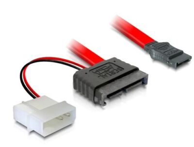 SATA Slimline SATA Slim Kabel 7+6pin Stecker + 4pin Strom 2pin belegt + 7pin SAT