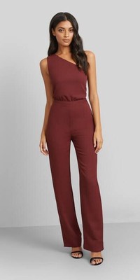 kookai aria jumpsuit red