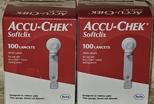 200 ACCU CHEK SOFTCLIX Lancets 100 x 2 - Exp 10/2028