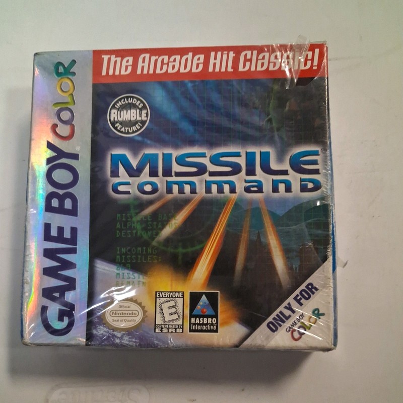 Missile Command (Nintendo Game Boy Color, 1999) Brand New