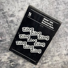 Zilog Z8000 CPU Programmer's Reference Guide April 1981 Vintage Tech Manual Rare