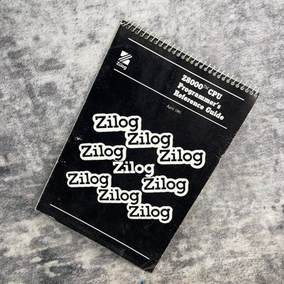 Zilog Z8000 CPU Programmer's Reference Guide April 1981 Vintage Tech Manual Rare
