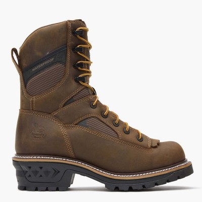 Georgia Boot LTX Logger Waterproof Work Boot for Heavy Duty Work