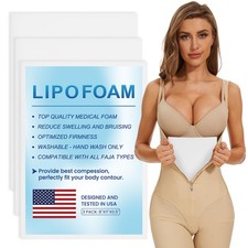 Lipo Foam Pads - 3 Pack Lipo Foams Post Surgery Post Surgery Ab Board for Fla...