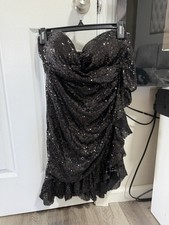 Black Sequin Dress
