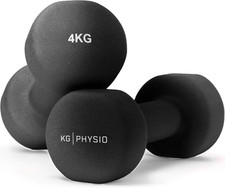 Pesi Palestra, Kit Di 2 Manubri Palestra Con Rivestimento in Neoprene, Impugnatu