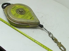 Dyna-Lock 506208 Self Retracting 95' Galv Wire Rope Lanyard 400lb WLL lifeline