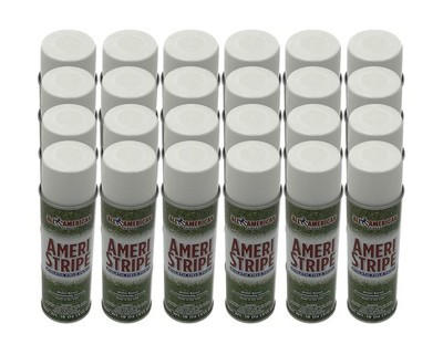 White Athletic Grass Field Marking Spray Paint - 2 Case Pack (24 Cans) 18 oz ...
