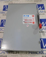 Eaton DG324NRK 200 amp 240 volt Fused 3R outdoor 3 Phase 4W Disconnect DIS4222