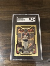 2023 Panini Prizm Gold Vinyl Devin Singletary 5/5 SGC 9.5