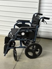 Foldable Lightweight Wheelchair with Handbrakes, Wheelchairs for Adults 28.5 lbs