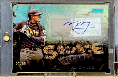 Manny Machado 2025 Topps Stadium Club Savage Sluggers Autograph