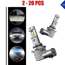 2-20 HB4 9006 Super Bright LED Headlight Bulb White Lamp 6500K Hi-Lo Beam AUXITO