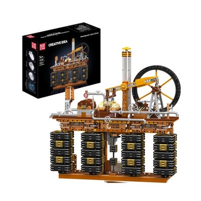 Mould King 10180 Steampunk Würfeluhr Bauset | 3.234 Teile