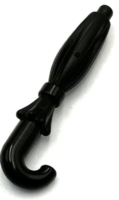 Lego New Black Minifigure Utensil Umbrella Folded Piece